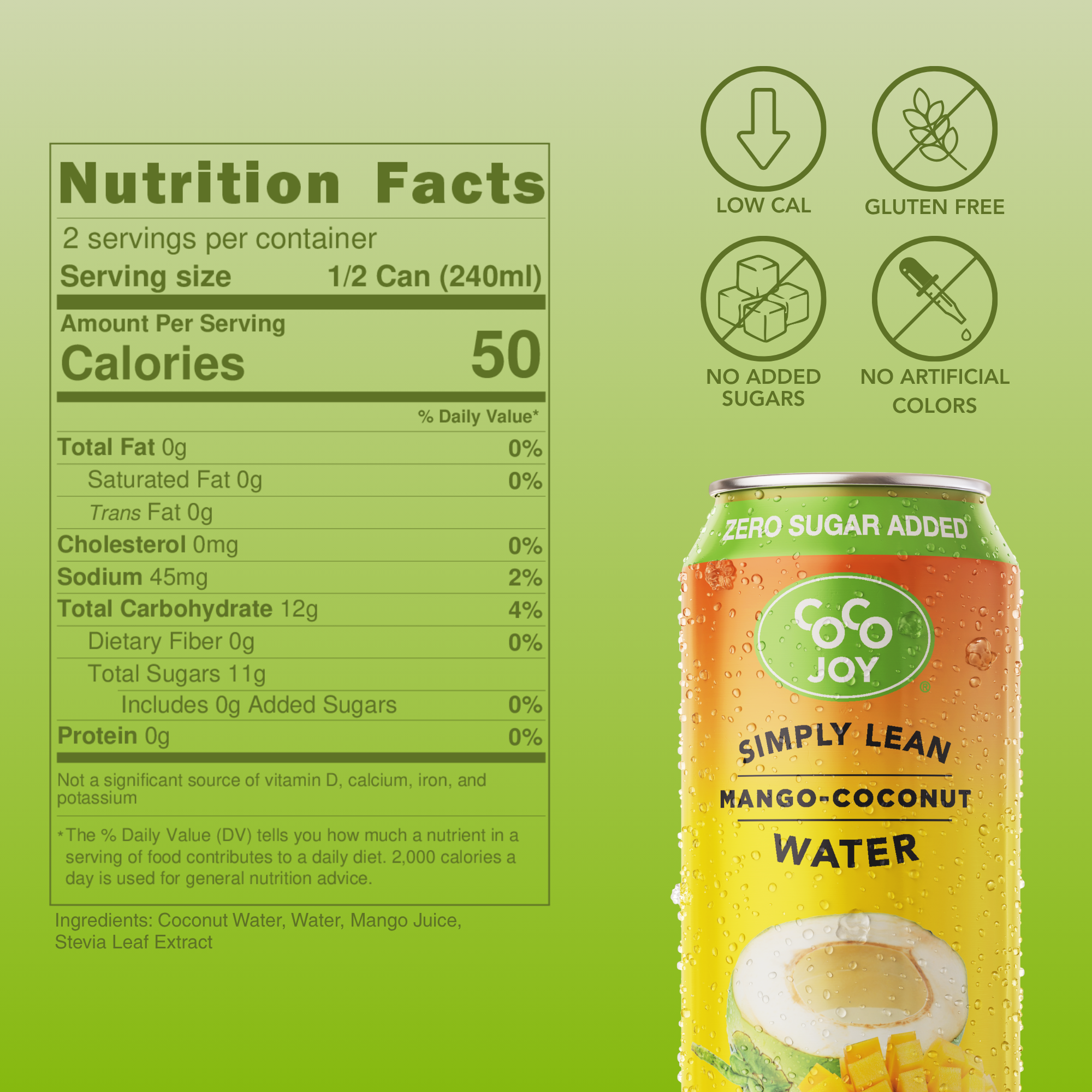 Simply Lean Mango-Coconut Water - Image 2